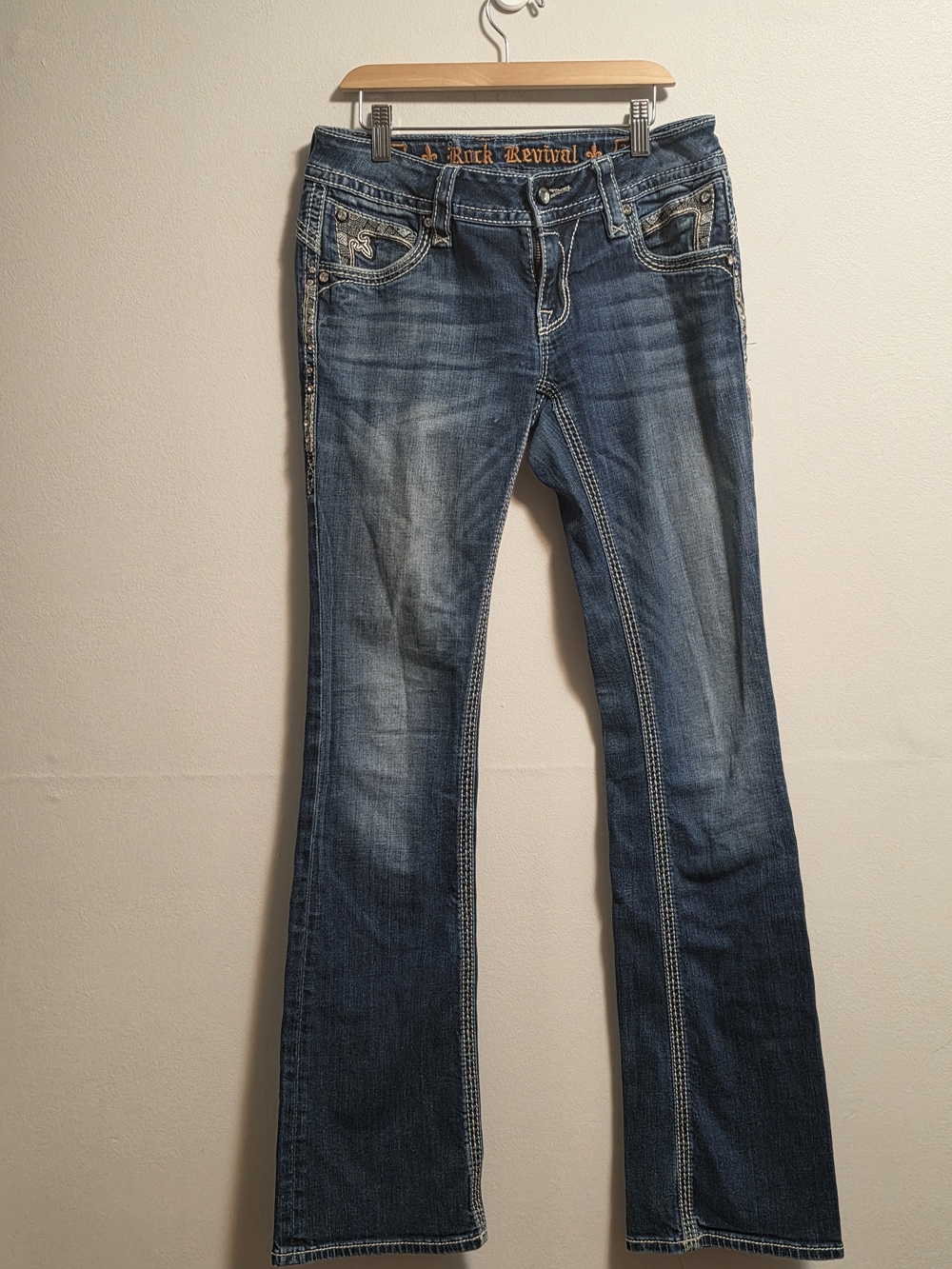Rock Revival Stephanie Women's Blue Bootcut Jeans